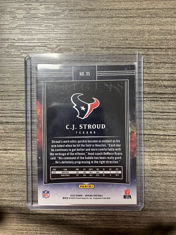 2023 Origins CJ Stroud RC /50