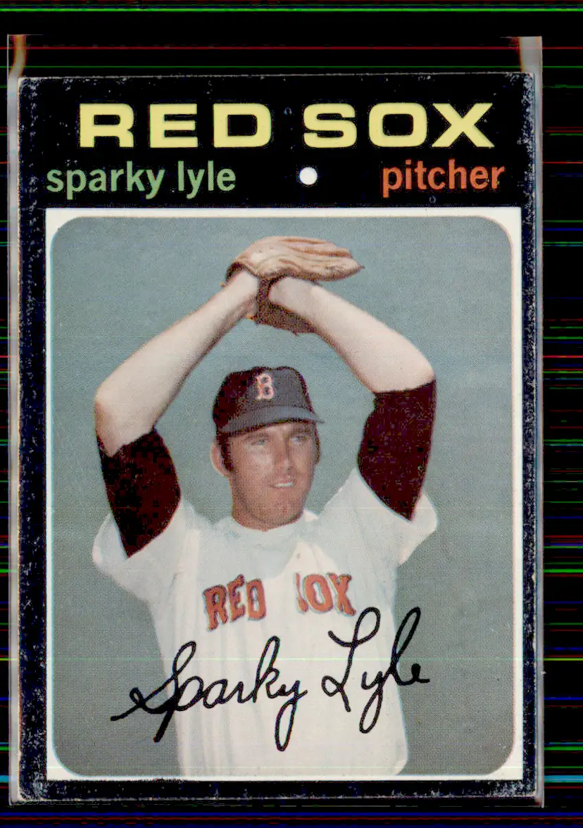 Sparky Lyle 1971 Topps #649 - Boston Red Sox - (pk8-537)