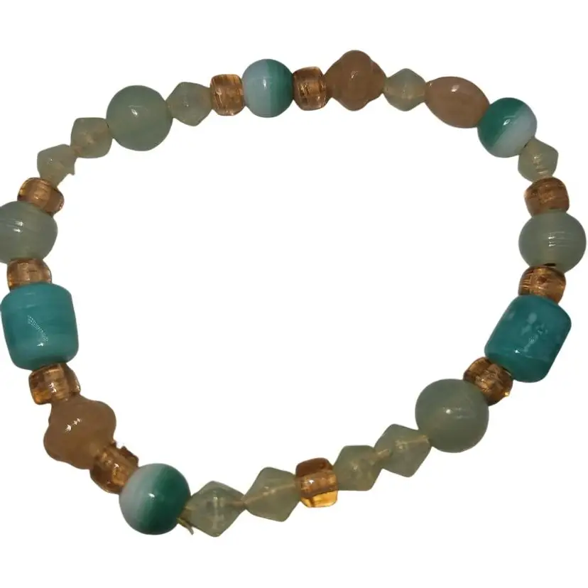 Handmade Glass Beaded Bracelet