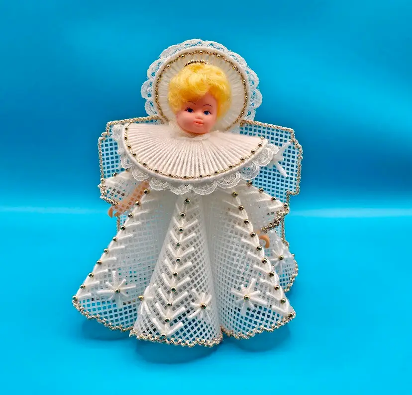 Vintage Handmade Christmas Angel.