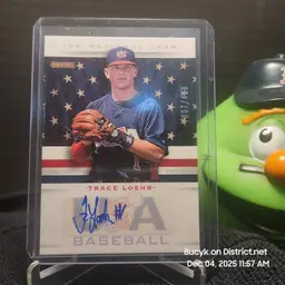 2013 Team USA Auto - Trace Loehr Texas Rangers 97/499