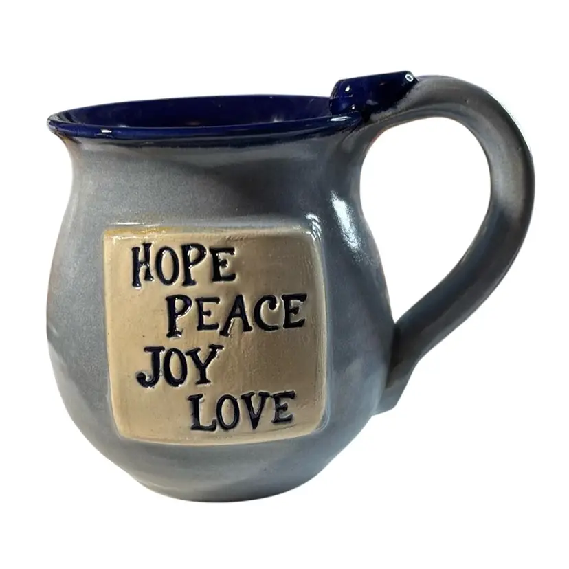 053. Signed Studio Pottery Mug 4” x 3.5”