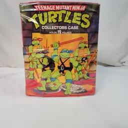 TMNT Teenage Mutant Ninja Turtles 1988 Collector's Carry Case W/Trays for 12