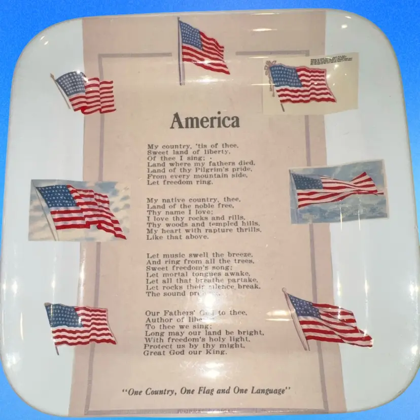 Ceramic Americans Platter