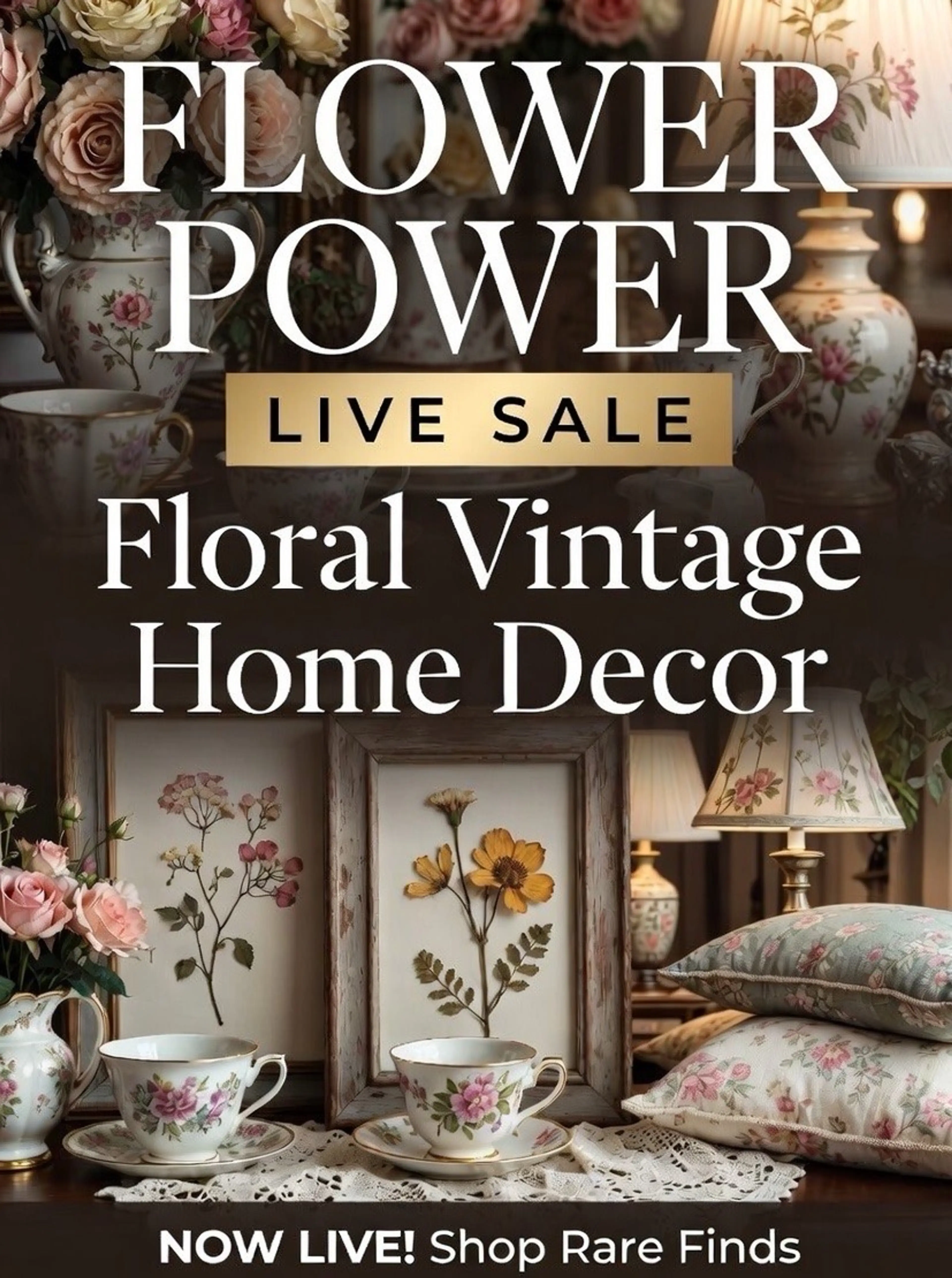 Flower Power Decor & Jewelry! 