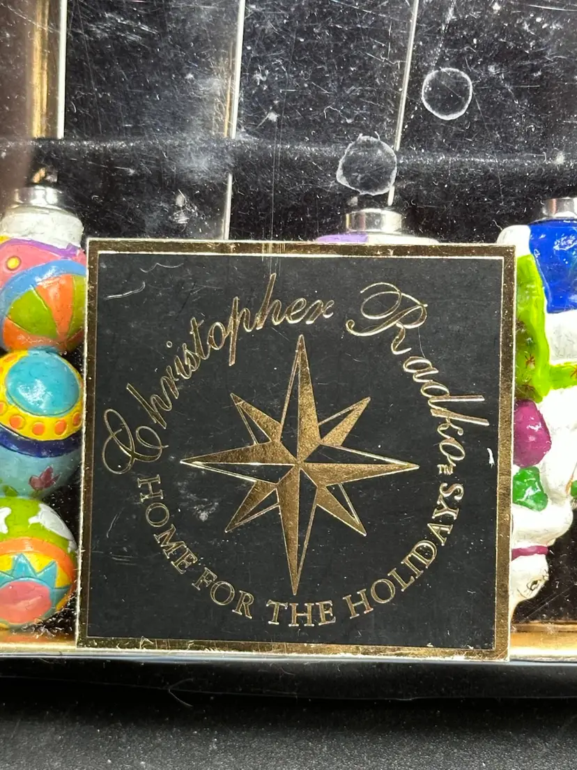 Set of 4 Christopher Radko Bunny Spreader