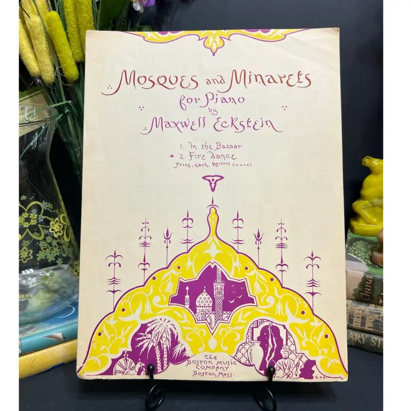 MARKDOWN! Mosques and Minarets for Piano Sheet Music Maxwell Eckstein 1939