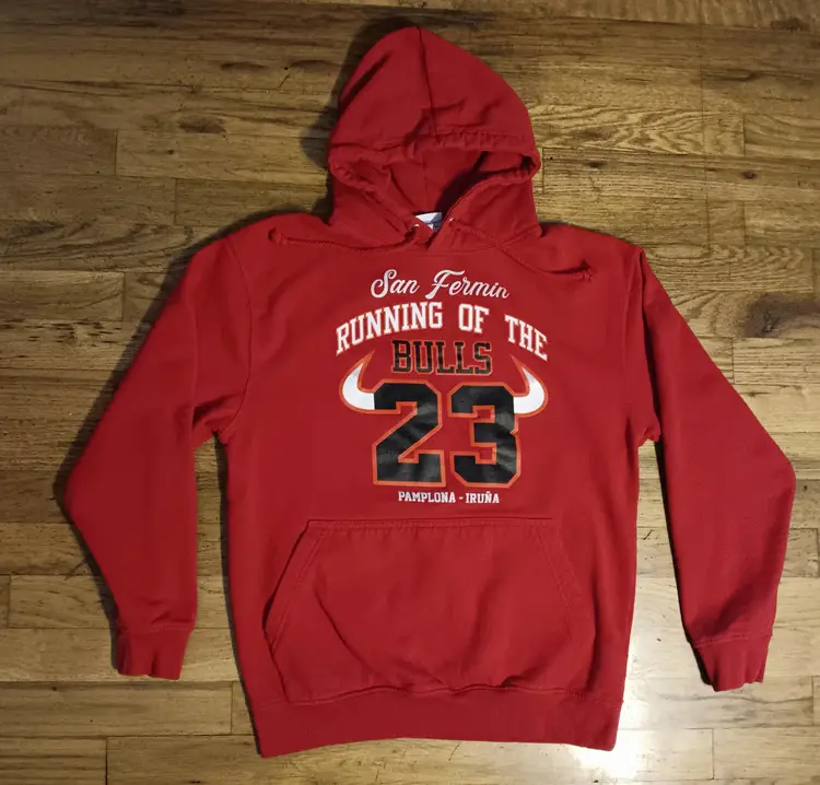 Michael Jordan Running of Bulls hoodie Chicago Festival San Fermin sweatshirt