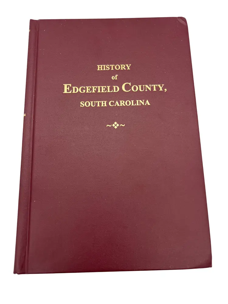 History of Edgefield County South Carolina Chapman 1999 HC Genealogy Reprint
