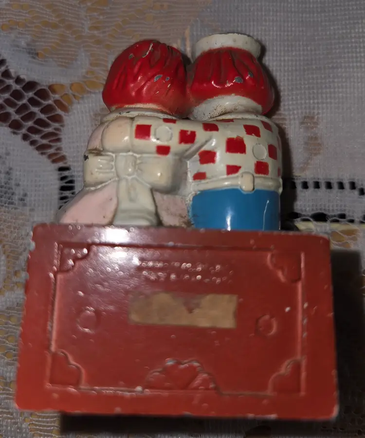 1977 Die-Cast Vintage Bobbs-Merrial Company Raggedy Ann & Andy Figure
