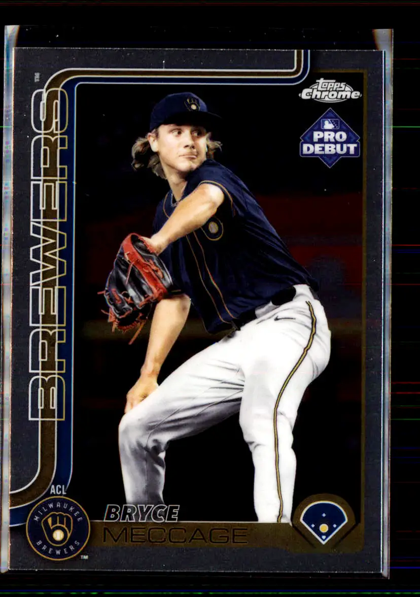 Bryce Meccage 2025 Topps Pro Debut Chrome #PDC-38 - (135) - Milwaukee Brewers