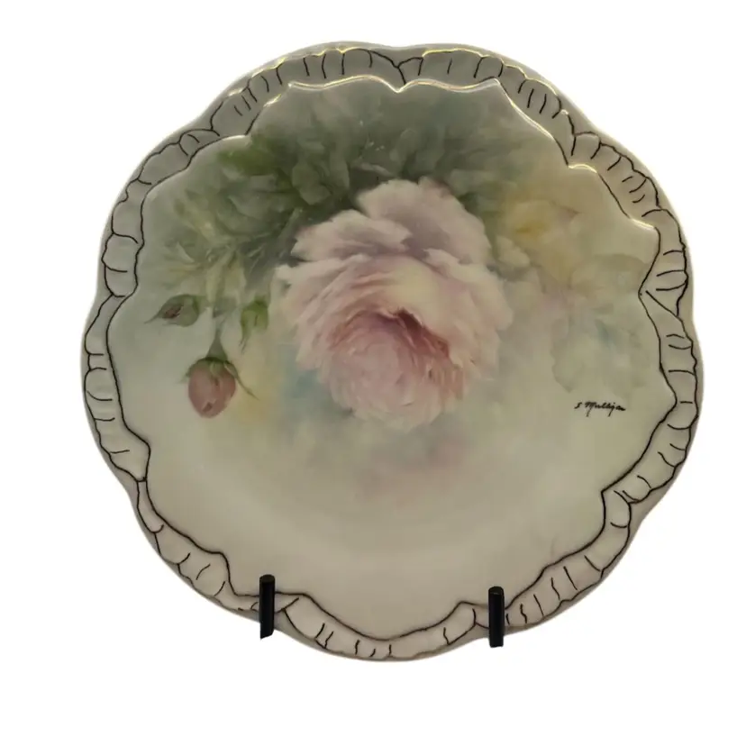 VTG Hand Painted Porcelain Plate