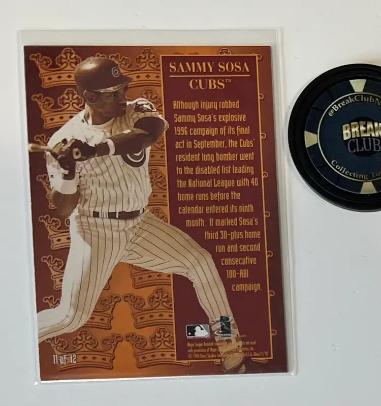 Sammy Sosa Season Crowns Chicago Cubs