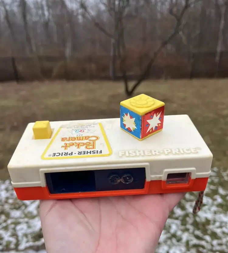 Vintage Fisher Price Pocket Camera 1974 Fisher-Price A Trip To The Zoo Vtg Toy