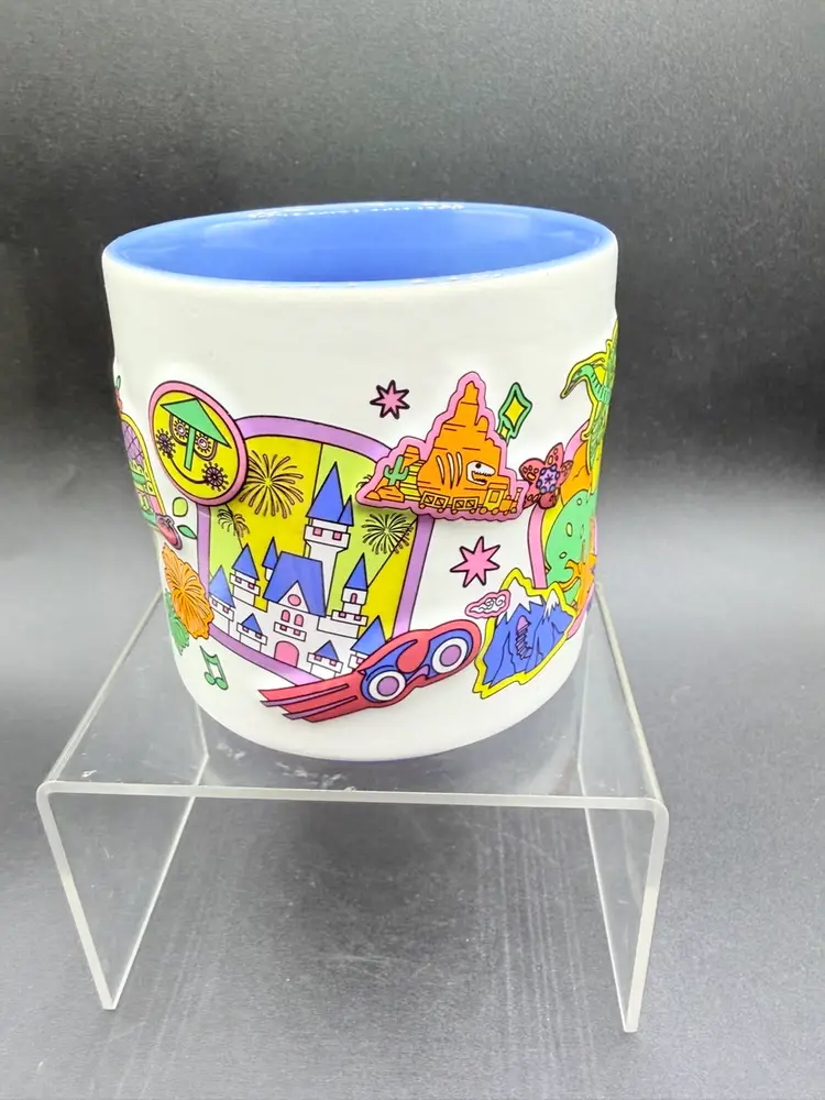 Disney Starbucks WDW Mug 4 Parks Icon Attractions Landmarks SOLD OUT Style