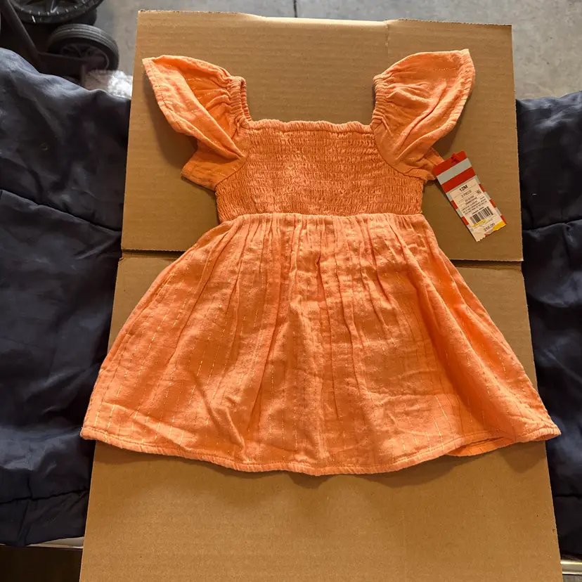 Cat&Jack 12 Month Orange Dress