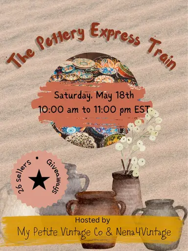 Pottery Express Train w/ Koalatea Vintage πΊβ¨