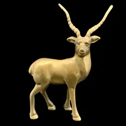 Heavy Vintage Brass Antelope Gazelle