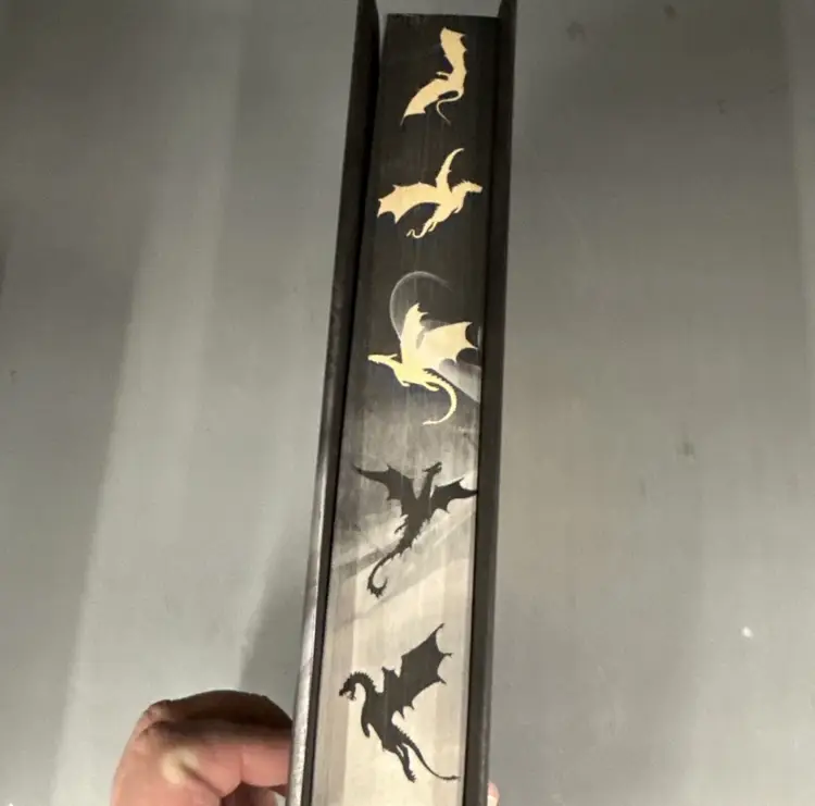 Onyx Storm Book (Deluxe Limited Edition) by Rebecca Yarros (2025, Hardcover)