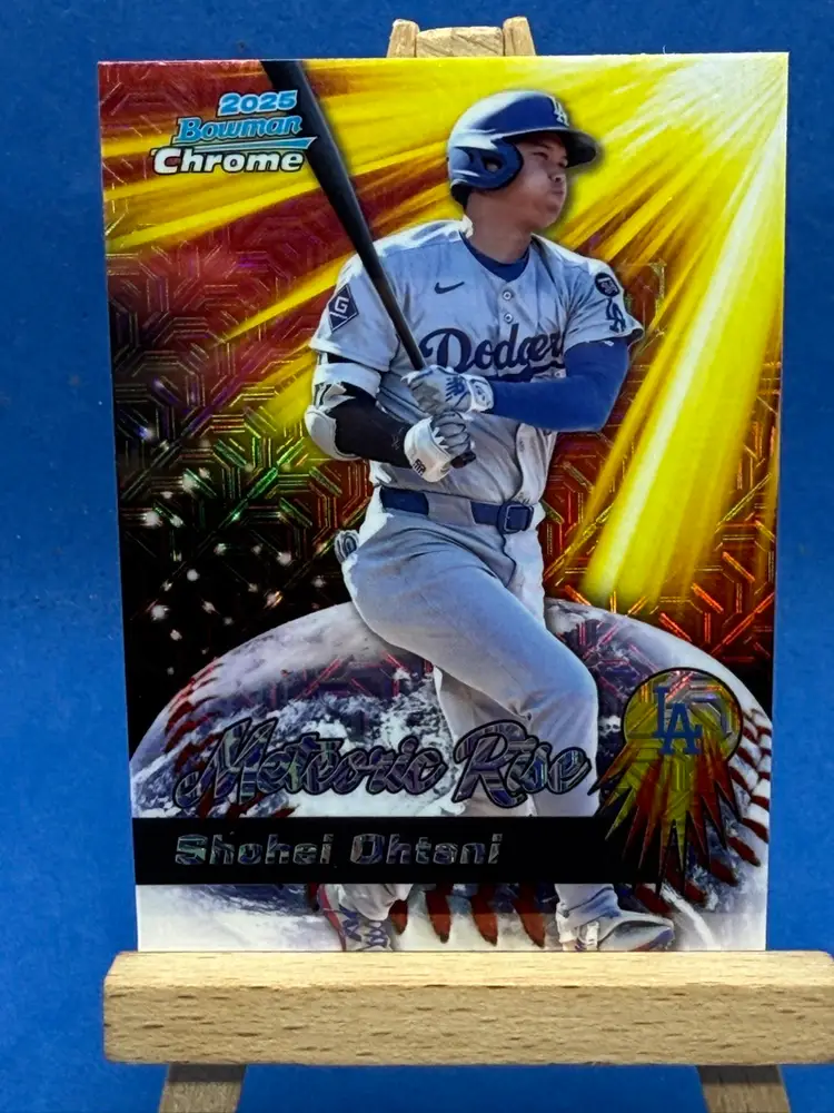 2025 Bowman Chrome Mojo Shohei Ohtani Meteoric Rise MR-12 Los Angeles Dodgers B04