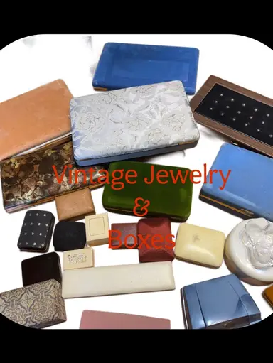 Vintage Jewelry And Boxes- Clear Out! 