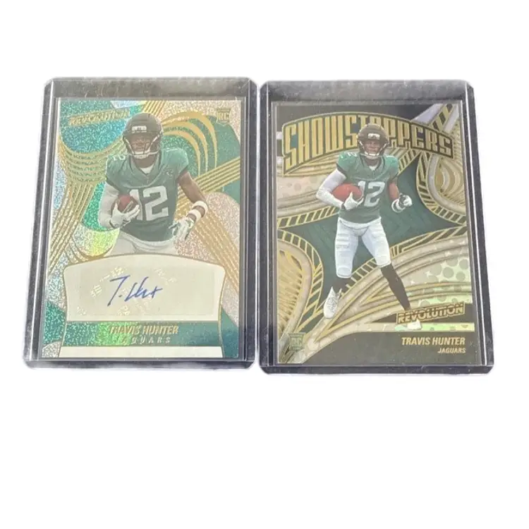 2025 Panini Revolution Travis Hunter Rookie Auto/Showstoppers Insert Cards! Jacksonville Jaguars