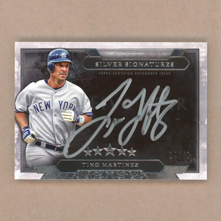 2020 Topps Five Star Tino Martinez Autograph - Silver Ink #/40