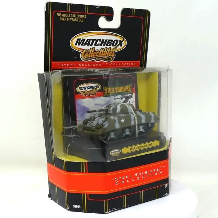 Matchbox Collectibles STEEL SOLDIERS M4A3 Sherman Tank 92664