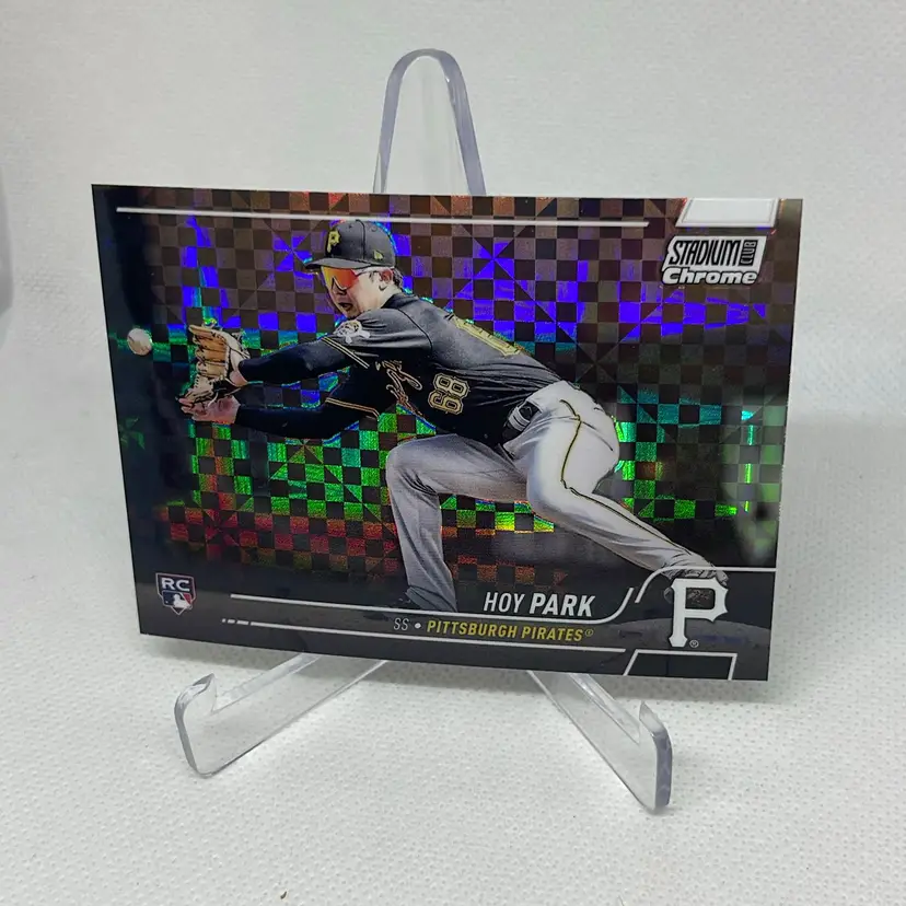 Hoy Park 2022 Stadium Club Chrome Xfractor Refractor Rookie