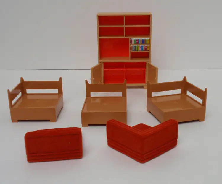 Vintage Tomy Smaller Homes And Gardens Living Room One Couch Cushion Missing