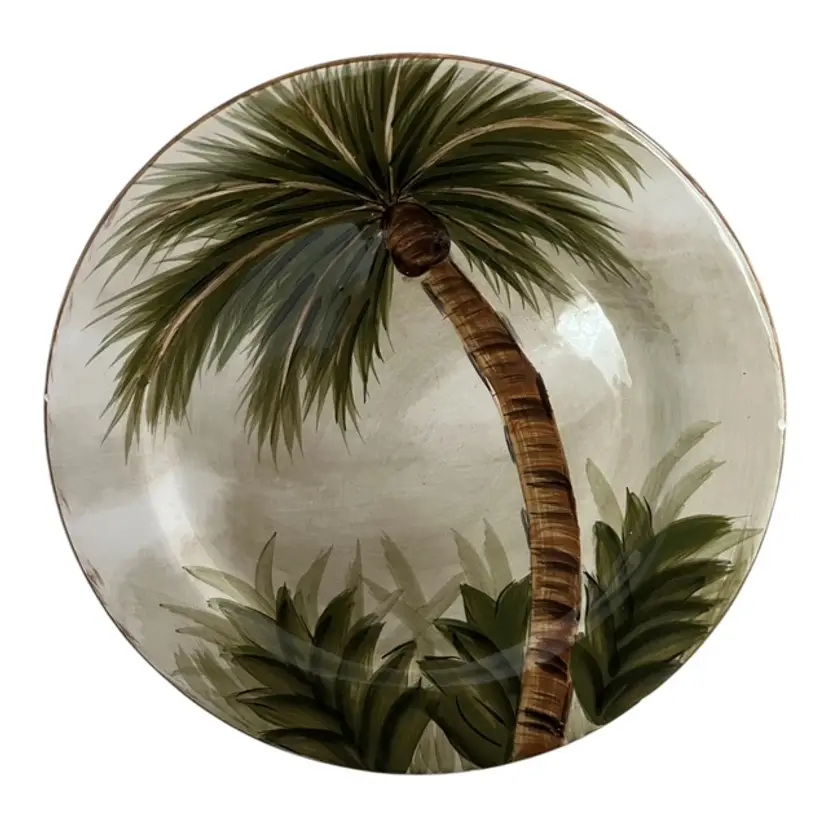SALAD PLATE Kona by Tabletops Lifestyles Handpainted DISCONTINUED Tiny Chips