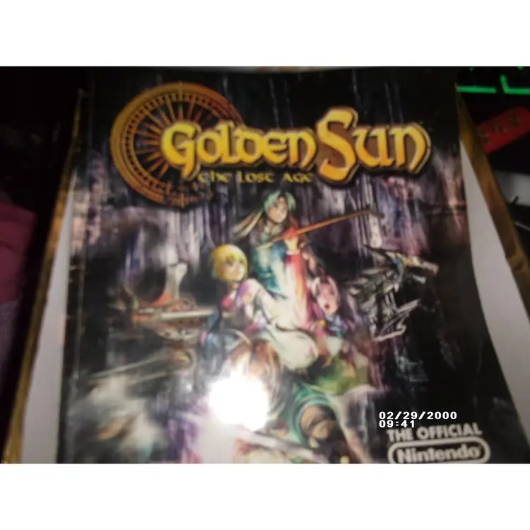 Golden Sun GBA Full Game Guide, bent corner All Pages are still intact