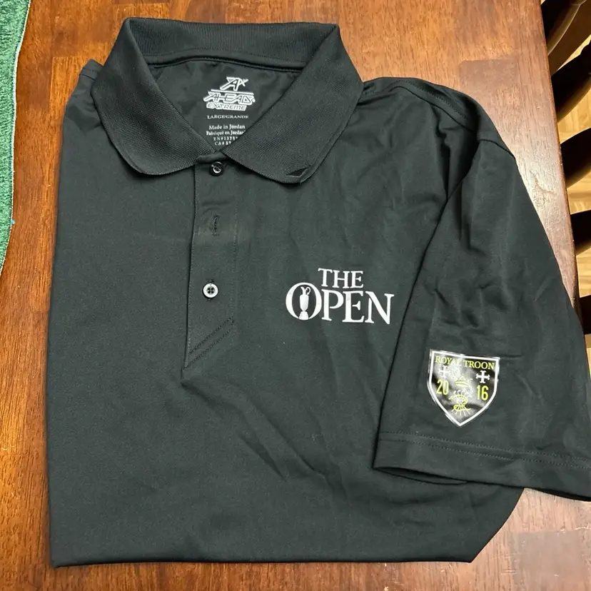 The Open 2016 Royal Troon Golf Polo. New. Large