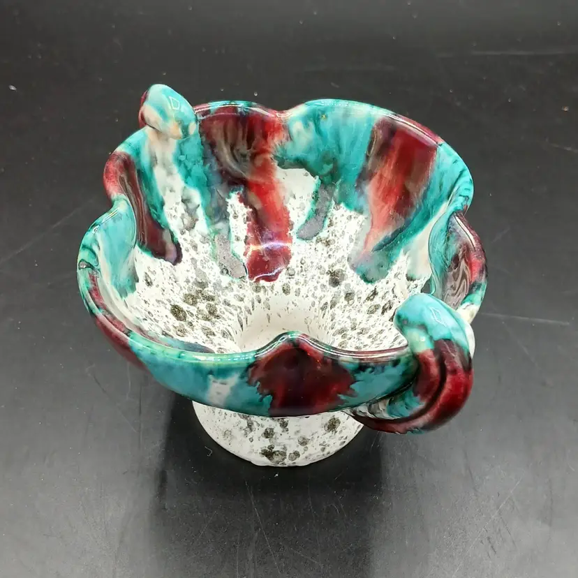 Fratelli Fanciullacci Italian Pottery Candlestick Holder, Single