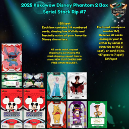 2025 Kakawow Disney Phantom 2 Box Serial Stack Rip #7