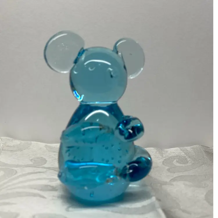 Little Blue House Mouse that Glows 3"