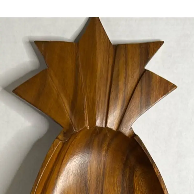 Vintage Wood Pineapple Dish
