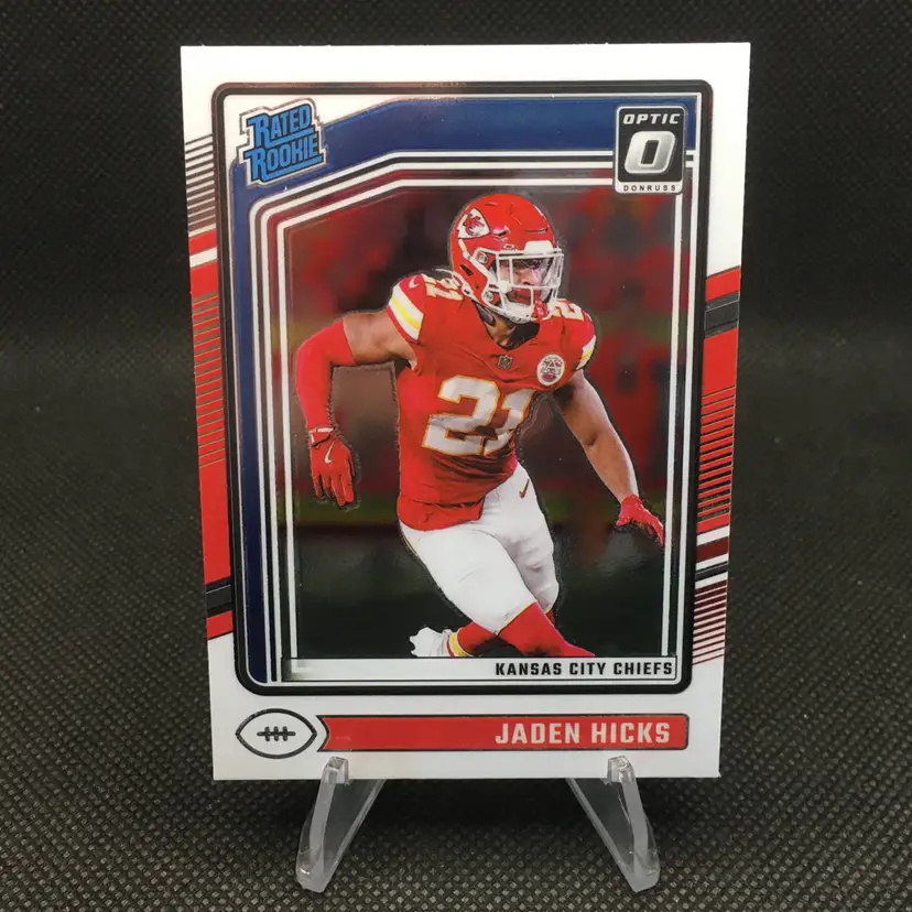 Jaden Hicks 2024 Donruss Optic Rated Rookie (RC) #237 - Kansas City Chiefs
