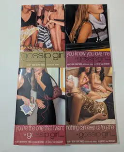 Gossip Girl Book Lot - Gossip Girl, You Know You Love Me, You're The One That I Want, Nothing Can Keep Us Together