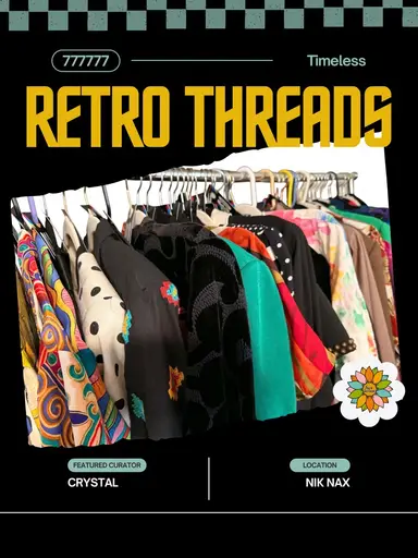 Retro Threads W/ Crystal🌻🌻