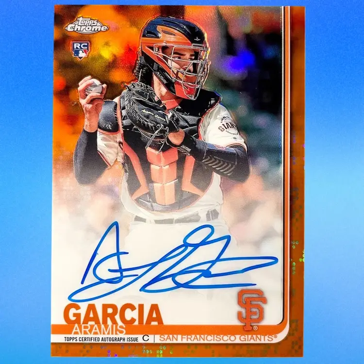 Aramis Garcia Auto 5/25 Orange 🍊 Color Match - 2019 Topps Chrome - San Francisco Giants - Autograph