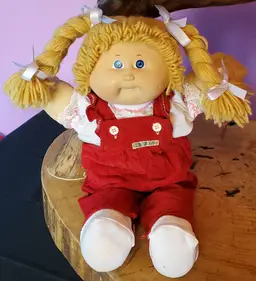 1985 Vintage Cabbage Patch Kid Toothy Butterscotch Hair/Blue Eyes OK Factory