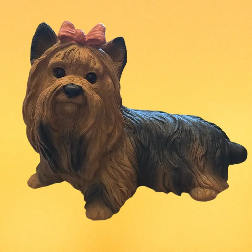 Yorkshire Terrier Dog Statue 1995