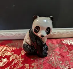 Rare Joseph Originals Porcelain Sitting Panda Bear Figurine