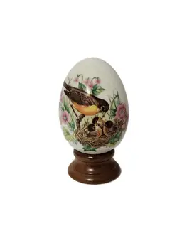 Avon Four Seasons Porcelain Egg Series-Spring