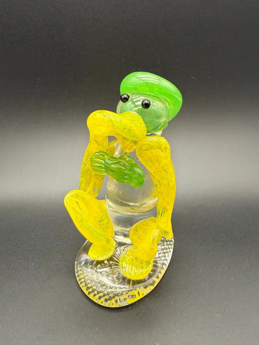 Hand Made 24% PBO Crystal Glass Duck made in Poland (Paperweight?)