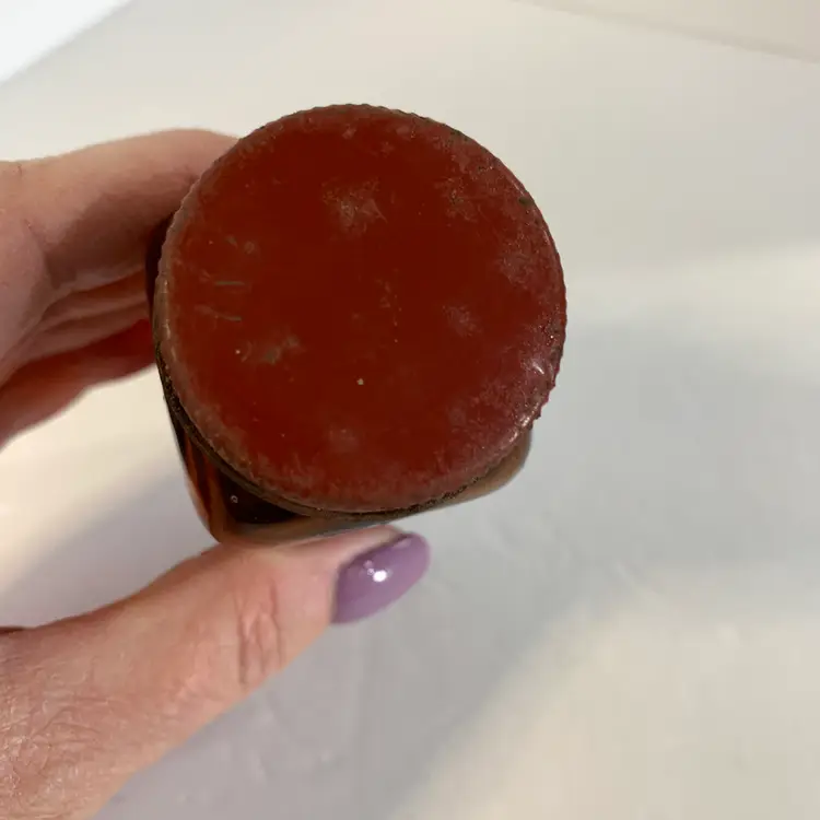 Amber Glass Medicine Bottle