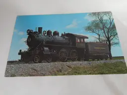 Vintage 1960s Postcard Strasburg railroad PA Locomotive Train Engine