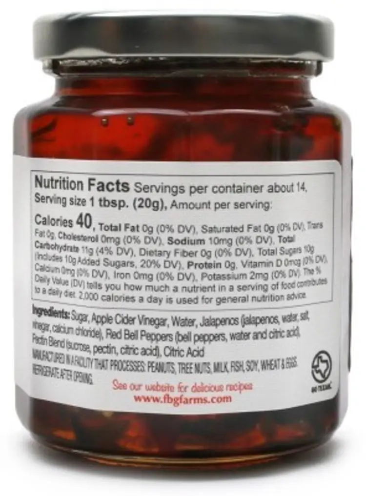 Fredericksburg Farms Jalapeno Jelly 10.5 OZ. Jar