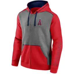 Los Angeles Angels Fanatics Mens Full-Zip Hoodie XL